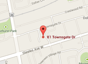 11 townsgate drive vaughan thornhill map